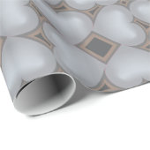 Silberverblasspapier Geschenkpapier (Rolleneckpunkt)