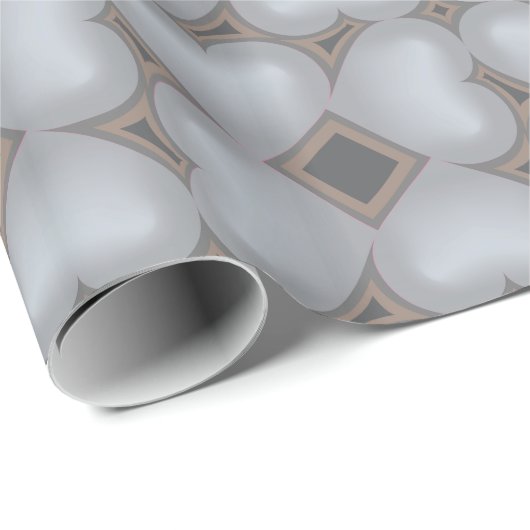 Silberverblasspapier Geschenkpapier (Rolleneckpunkt)