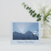 Silberverkleidung der Wolken Kust. Haben Sie einen Postkarte (Stehend Vorderseite)