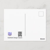 Silberverkleidung der Wolken Kust. Haben Sie einen Postkarte (Rückseite)