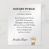 Silbervertrag und inspirierter Flyer (Vorderseite)