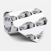 Silberwagen Krawatte (Gerollt)