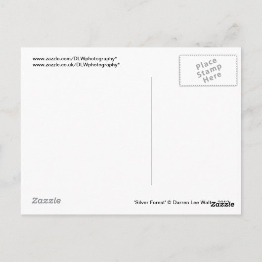 Silberwald Postkarte (Rückseite)