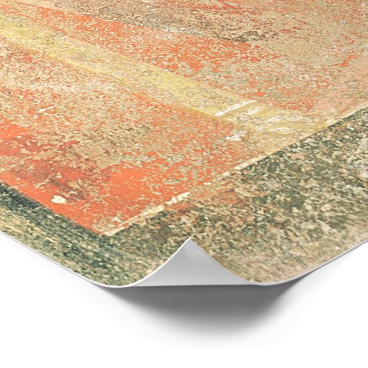 Silberware auf einem Tisch Poster (Ecke)