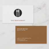 Silberware Visitenkarte (Vorne/Hinten)