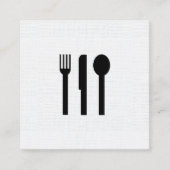 Silberwaren/Muster Quadratische Visitenkarte (Vorderseite)