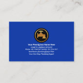 Silberwasserpipeline, die Zuhause Faucet durchsick Visitenkarte (Rückseite)