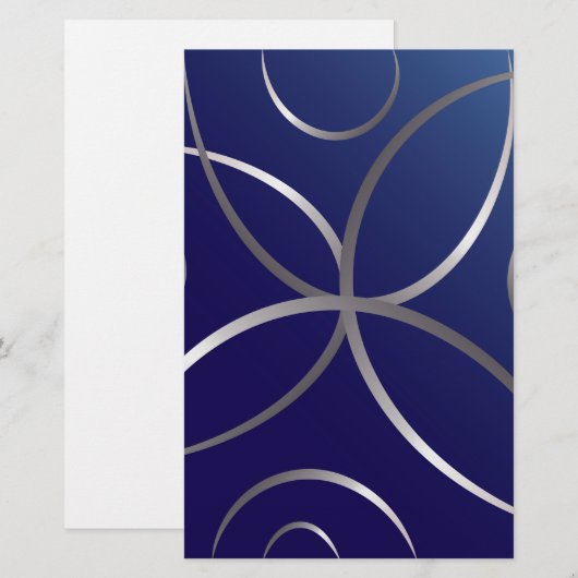 Silberwege Briefpapier (Vorne/Hinten)