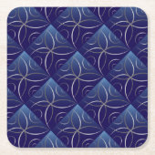 Silberwege Rechteckiger Pappuntersetzer (Vorderseite)