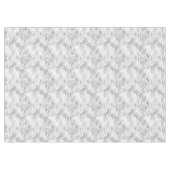 Silberweiße Zebradrucke Tischdecke (Vorderseite (Horizontal))