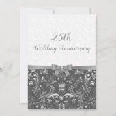 Silberwirbel und -hörer einladung (Vorderseite)