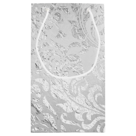 Silberwirbelbeutel Kleine Geschenktüte (Rückseite)