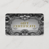 Silberzertifikat Visitenkarte (Rückseite)