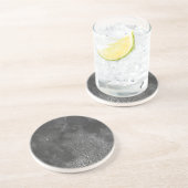 Silbriger Mond-Untersetzer Untersetzer (Seite)