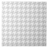 Silbriges Hahnentrittmuster 1 Fliese (Vorderseite)