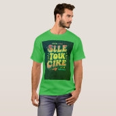 "SILE TOLK CIKE Slogan Printed Men's T - Shirt" "M T-Shirt (Vorne ganz)