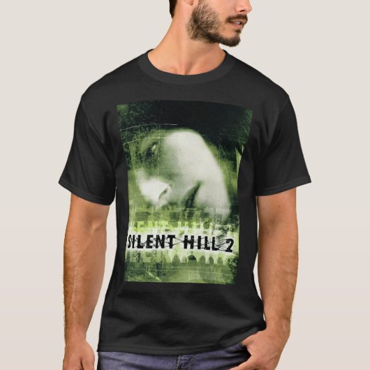 Silence Hill Grüne Geschenk lustig T-Shirt (Vorderseite)
