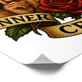 Silence Inner Critic Tattoo PNG Clipart Poster (Ecke)