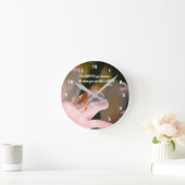 Silence Inspiration Rumi Zitat Runde Wanduhr (Zuhause)