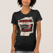 Silence Is Not Consent Awareness Shirt (Vorderseite)