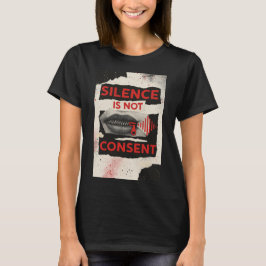 Silence Is Not Consent Awareness Shirt