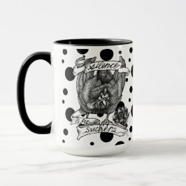 SILENCE IST FÜR DIE VERBRAUCHER: Guinea Art (Polka Tasse