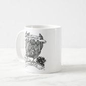 SILENCE IST FÜR DIE VERBRAUCHER: Guinea Tattoo Art Kaffeetasse (Vorderseite Links)