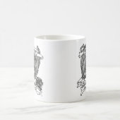 SILENCE IST FÜR DIE VERBRAUCHER: Guinea Tattoo Art Kaffeetasse (Mittel)