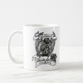 SILENCE IST FÜR DIE VERBRAUCHER: Guinea Tattoo Art Kaffeetasse