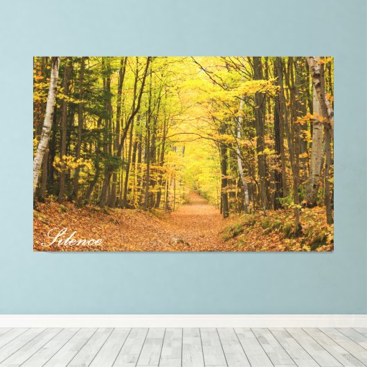 SILENCE LEINWANDDRUCK (Insitu (Holzboden))