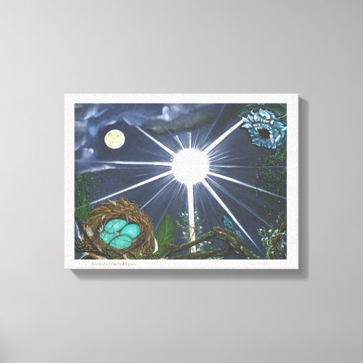 Silence of Sacred Space Leinwanddruck (Vorderseite)