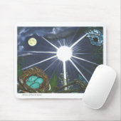 Silence of Sacred Space Mousepad (Mit Mouse)