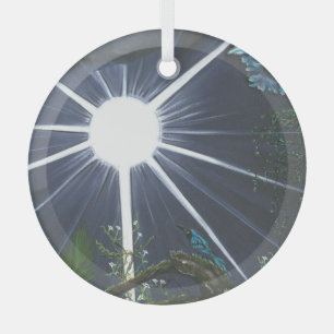 Silence of Sacred Space Ornament Aus Glas