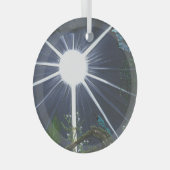 Silence of Sacred Space Ornament Aus Glas (Vorderseite Rechts)