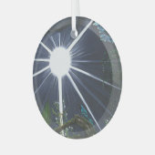 Silence of Sacred Space Ornament Aus Glas (Vorderseite links)