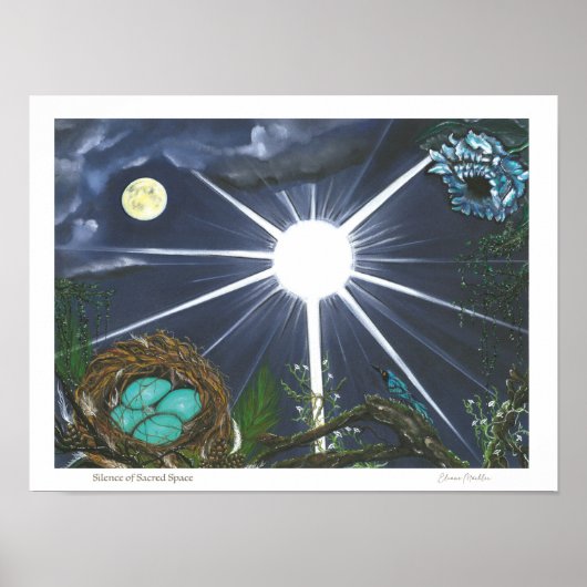 Silence of Sacred Space Poster (Vorne)