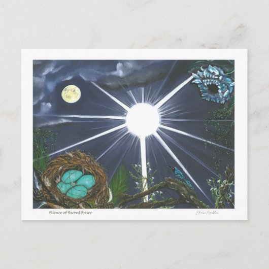 Silence of Sacred Space Postkarte (Vorderseite)