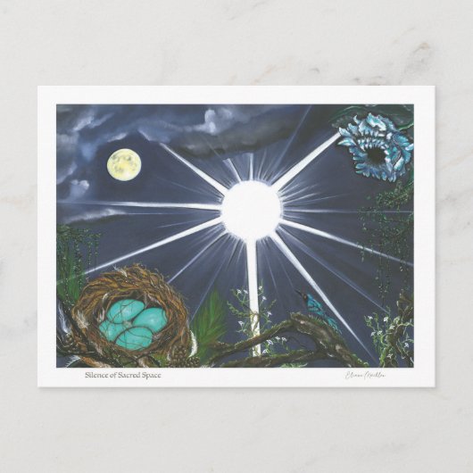 Silence of Sacred Space Postkarte (Vorderseite)