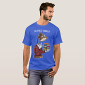 Silence Seeker Lamp Scholar Bookworm boy T-Shirt (Vorne ganz)