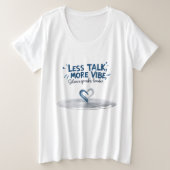 Silence Speaks Louder Plus Tee (Design vorne)