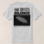 SILENCE T-Shirt (Design Rückseite)