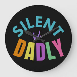 SILENT, ABER TATSÄCHLICH GROßE WANDUHR