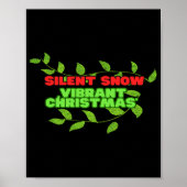 Silent And Vibrant Christmas Poster (Vorne)
