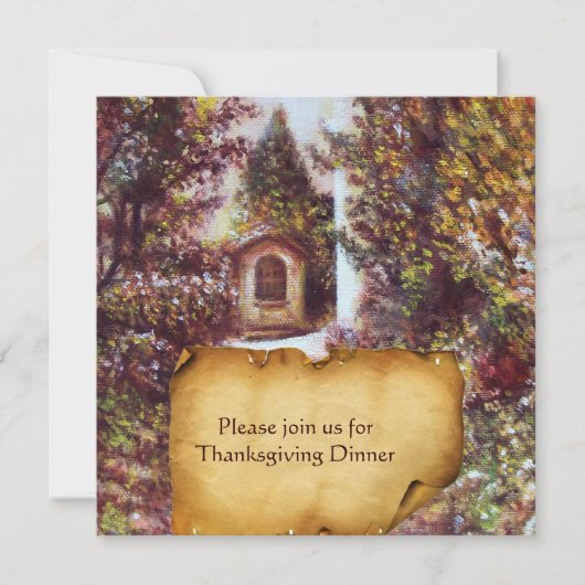 SILENT AUTUMN IN FLORENZ EINLADUNG (Vorderseite)