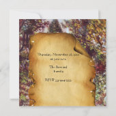 SILENT AUTUMN IN FLORENZ EINLADUNG (Rückseite)