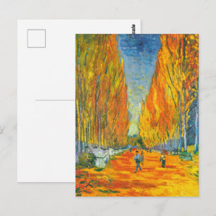 Silent Avenue, Les Alyscamps von Vincent van Gogh Postkarte