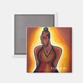 Silent Beauty Magnet (Vorderseite/Rückseite)