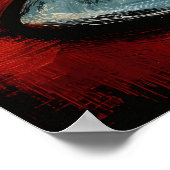 Silent Brew — Contemporary Abstract Expressionism Poster (Ecke)