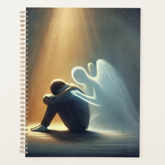 Silent Comfort Angel of Light Spiritual Healing Planer (Vorderseite)