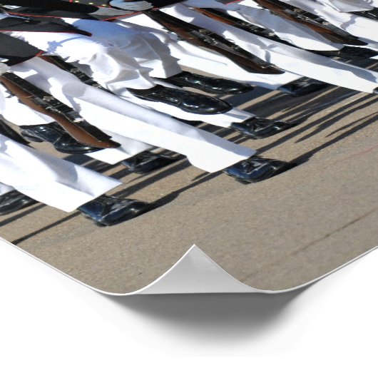 Silent Drill Team Poster (Ecke)